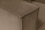 Atelier Del Sofa Sora Sofá Esquinero con Pouf - Marrón